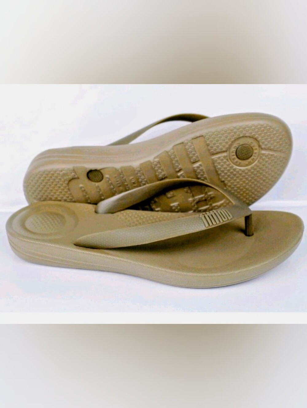 Fitflop Iqushion Ergonomic Lightweight Flip Flops Men's Size 12.5